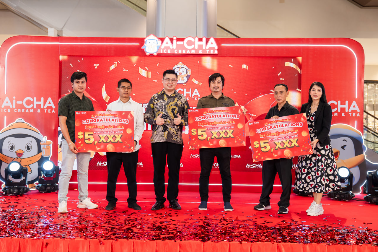 Ai-CHA GRAND OPENING DAY at AEON MALL PNHOM PENH